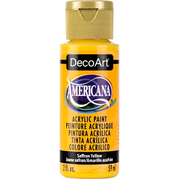 DecoArt Americana Acrylics matt akrilfesték 59 ml - Saffron Yellow