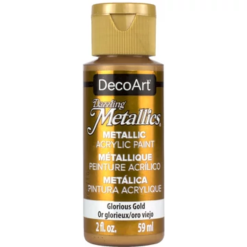 Decoart Dazzling Metallics akrilfesték metál 59 ml - Glorious Gold