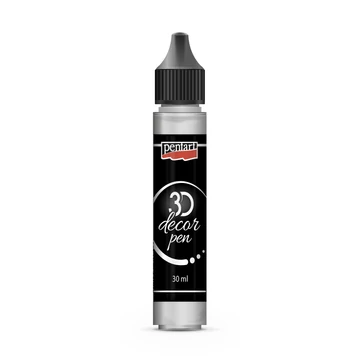 Pentart 3D dekortoll 30 ml - ezüst