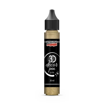 Pentart 3D dekortoll 30 ml - csillogó arany