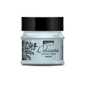 Pentart Delicate metál akrilfesték 50 ml - kékezüst 