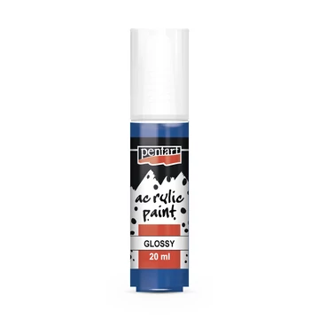 Pentart fényes akrilfesték 20ml - kék