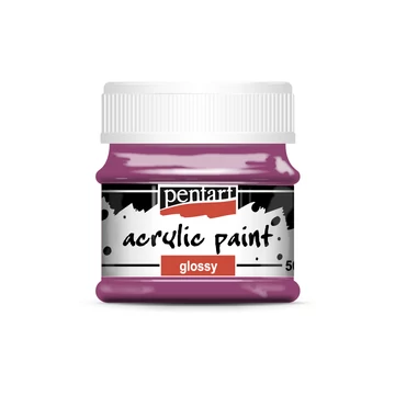Pentart fényes akrilfesték 50ml - mályva