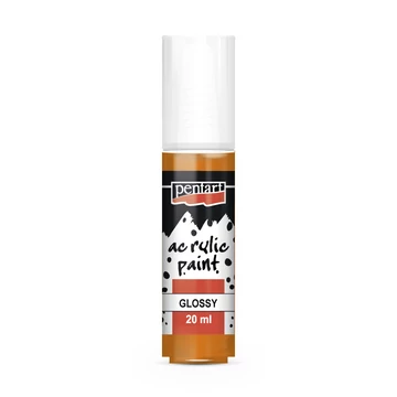 Pentart fényes akrilfesték 20ml - narancs