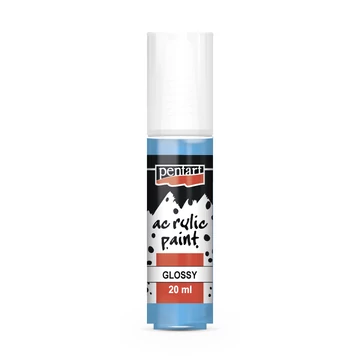 Pentart fényes akrilfesték 20ml - világoskék