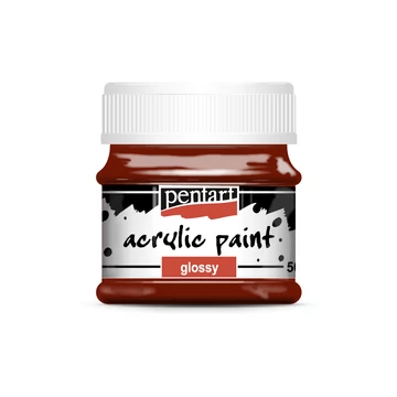 Pentart fényes akrilfesték 50ml - bordó