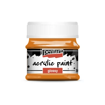Pentart fényes akrilfesték 50ml - narancs