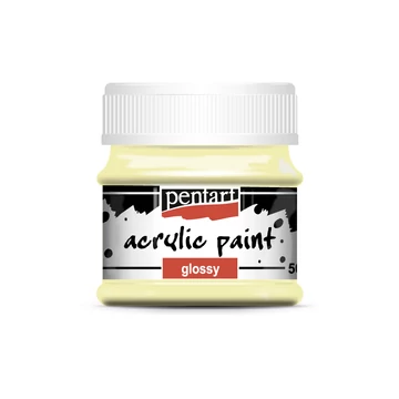 Pentart fényes akrilfesték 50ml - vajszín