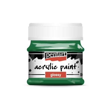 Pentart fényes akrilfesték 50ml - fenyőzöld