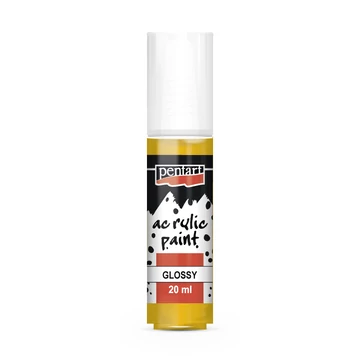 Pentart fényes akrilfesték 20ml - napsárga