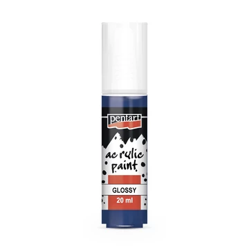 Pentart fényes akrilfesték 20ml - sötétkék