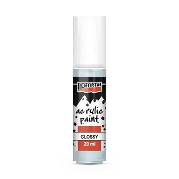 Pentart fényes akrilfesték 20ml - jégkék