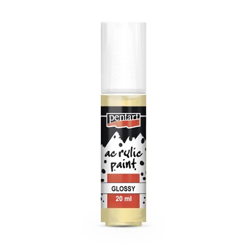 Pentart fényes akrilfesték 20ml - tejeskávé