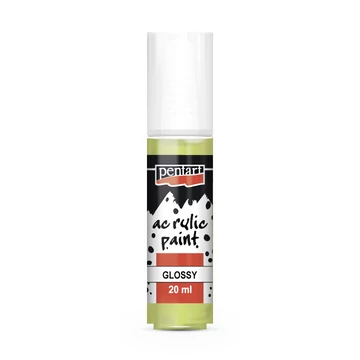 Pentart fényes akrilfesték 20ml - limezöld
