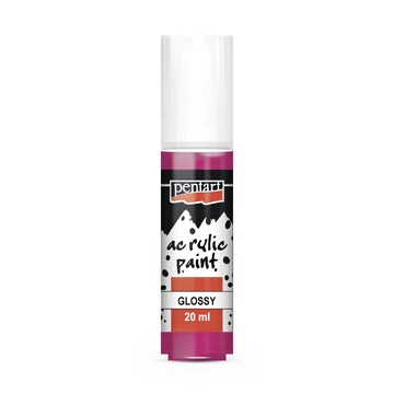 Pentart fényes akrilfesték 20ml - magenta