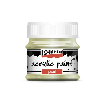 Pentart gyöngyház akrilfesték 50ml - zöld