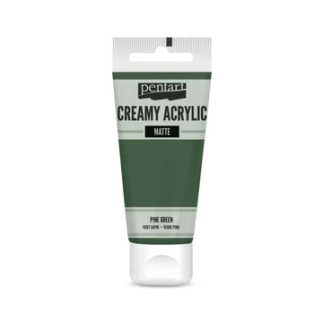 Pentart krémes matt akrilfesték 60 ml - fenyőzöld