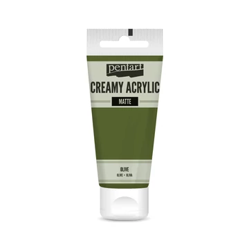 Pentart krémes matt akrilfesték 60 ml - oliva