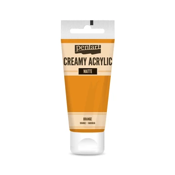 Pentart krémes matt akrilfesték 60 ml - narancs