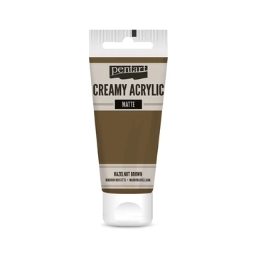Pentart krémes matt akrilfesték 60 ml - mogyoróbarna