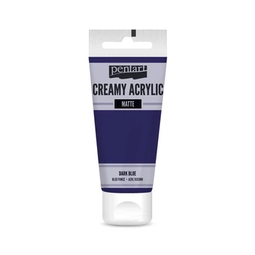 Pentart krémes matt akrilfesték 60 ml - sötétkék