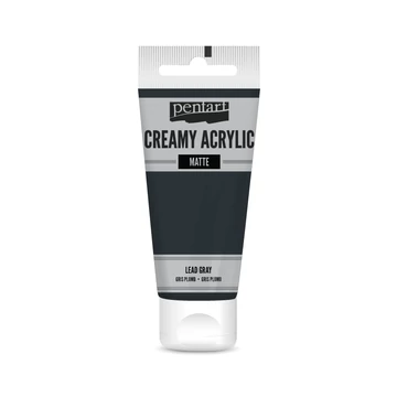Pentart krémes matt akrilfesték 60 ml - fekete