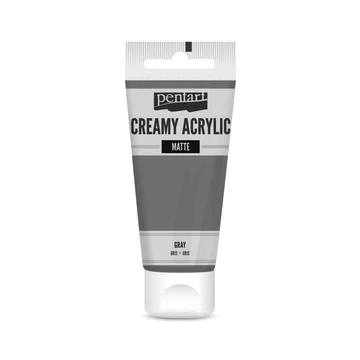 Pentart krémes matt akrilfesték 60 ml - szürke