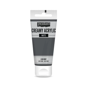 Pentart krémes matt akrilfesték 60 ml - ólomszürke
