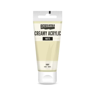 Pentart krémes matt akrilfesték 60 ml - elefántcsont