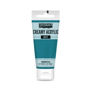 Pentart krémes matt akrilfesték 60 ml - türkizkék