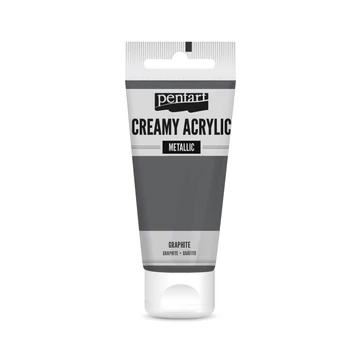 Pentart krémes metál akrilfesték 60 ml - grafit