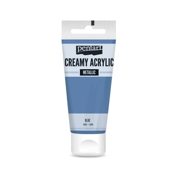 Pentart krémes metál akrilfesték 60 ml - kék