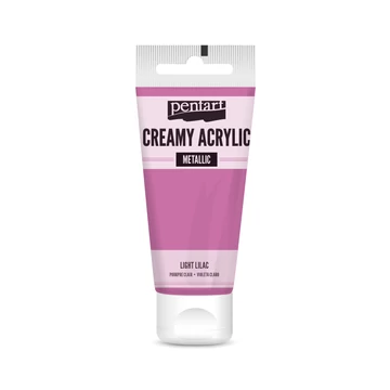 Pentart krémes metál akrilfesték 60 ml - világoslila