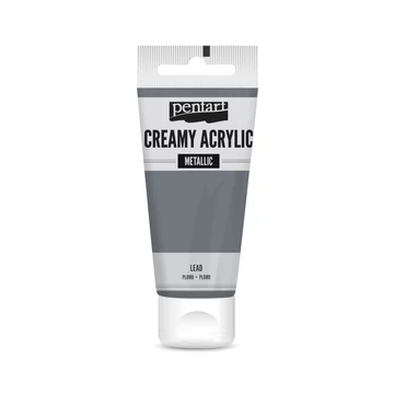 Pentart krémes metál akrilfesték 60 ml - ólom