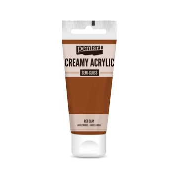 Pentart krémes selyemfényű akrilfesték 60 ml - vörösagyag