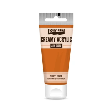 Pentart krémes selyemfényű akrilfesték 200 ml - trombitavirág