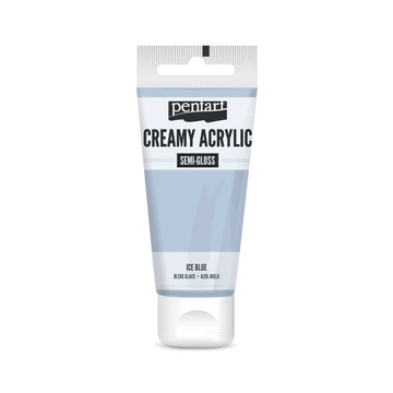 Pentart krémes selyemfényű akrilfesték 60 ml - jégkék