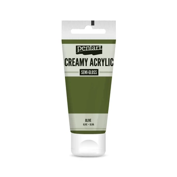 Pentart krémes selyemfényű akrilfesték 60 ml - oliva