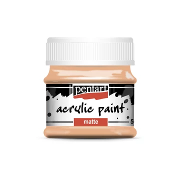 Pentart matt akrilfesték 50ml - lazac