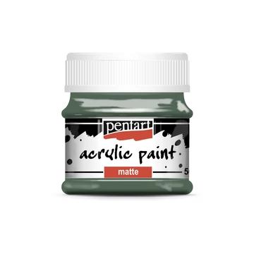 Pentart matt akrilfesték 50ml - kekizöld