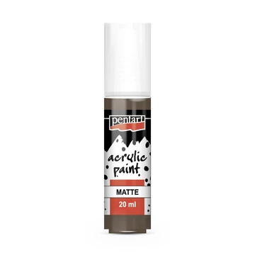 Pentart matt akrilfesték 20ml - földbarna