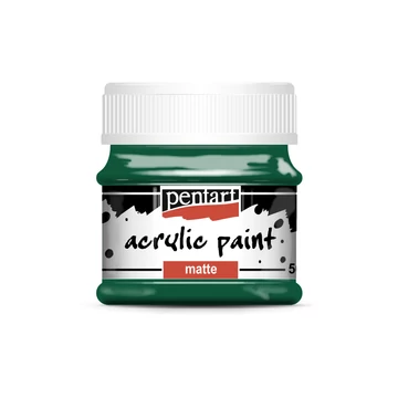 Pentart matt akrilfesték 50ml - fenyőzöld
