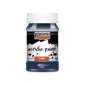 Pentart matt akrilfesték 100ml - indigókék