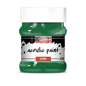 Pentart matt akrilfesték 230 ml - zöld