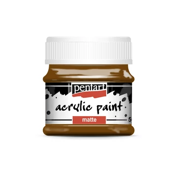 Pentart matt akrilfesték 50ml - gesztenye