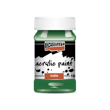 Pentart matt akrilfesték 100ml - zöld