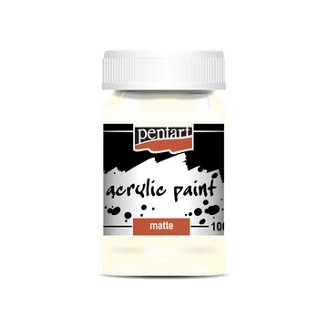 Pentart matt akrilfesték 100ml - elefántcsont