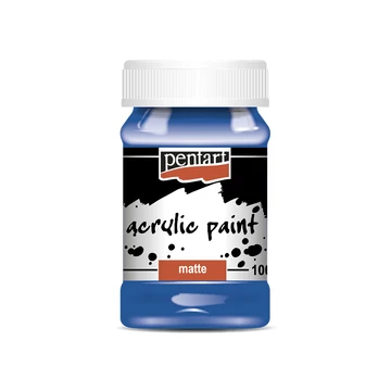 Pentart matt akrilfesték 100ml - kék