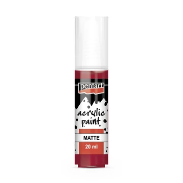 Pentart matt akrilfesték 20ml - vörösbor
