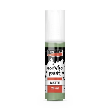 Pentart matt akrilfesték 20ml - vintage zöld